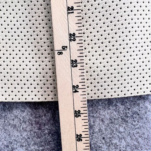 Vintage Escada Pencil Skirt Womens US 10 Cream Micro Dot Silk Blend Quiet Luxury - Picture 8 of 14